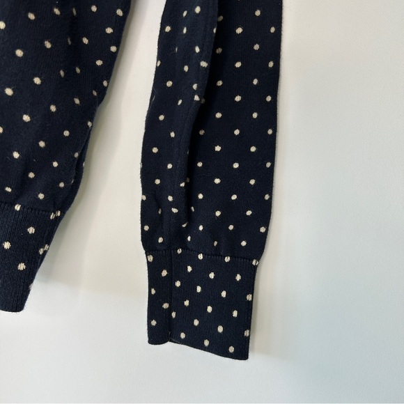 Tommy Hilfigure Women’s Poker Dot Button Down Sweater Size Medium - Picture 5 of 9